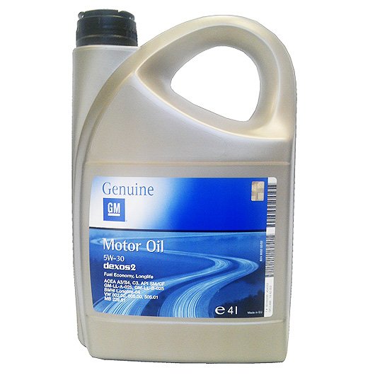 Моторне масло GM Dexos 2 Longlife 5W-30 4л